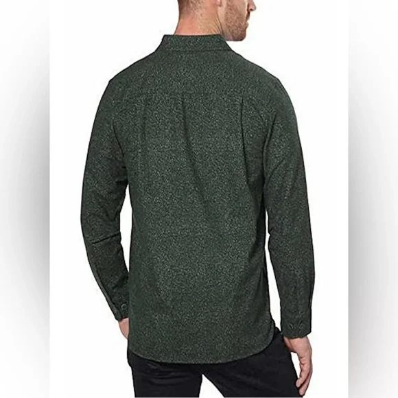 Freedom Foundry Mens Chamois Green Flannel Button Down Shirt size XL - Picture 7 of 12